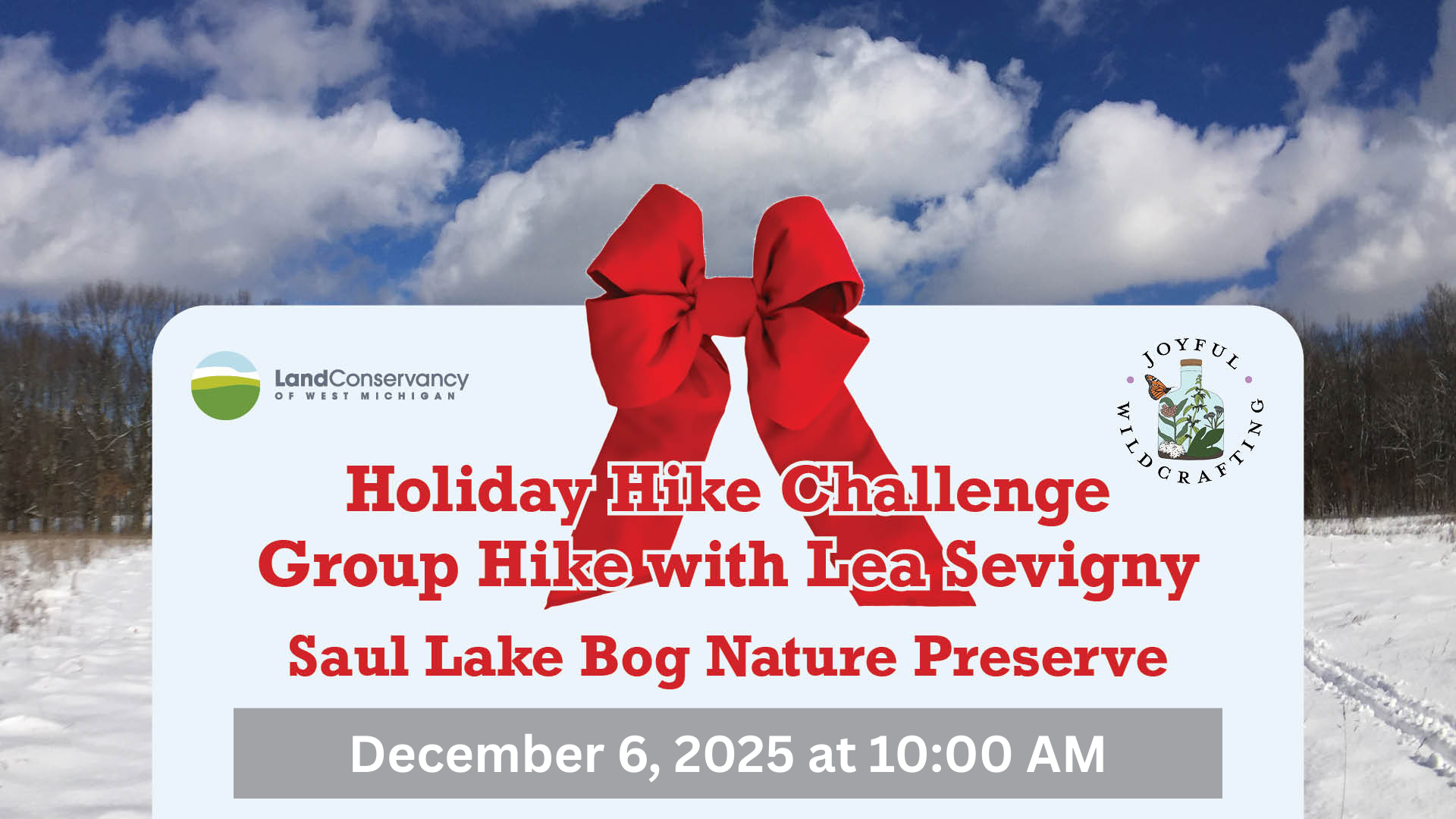 Holiday Hike Challenge Group Hike: Saul Lake Bog